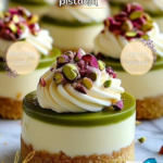 Tartaletki z białą czekoladą i pistacją