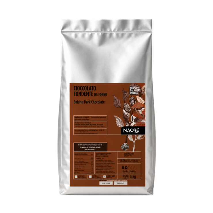 Nacre Cioccolato fondente da forno Czekolada termostabilna ciemna 45% w kawałkach 3 kg