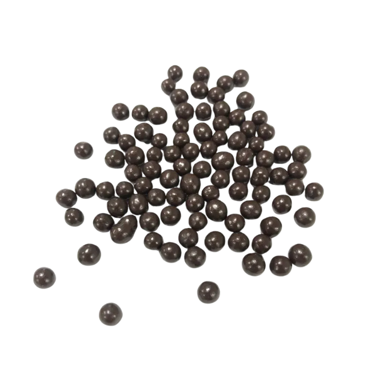 Smet Mini lux pearls mix 4.5 mm Chrupiące kulki ryżowo-zbożowe w ciemnej czekoladzie belgijskiej 48%