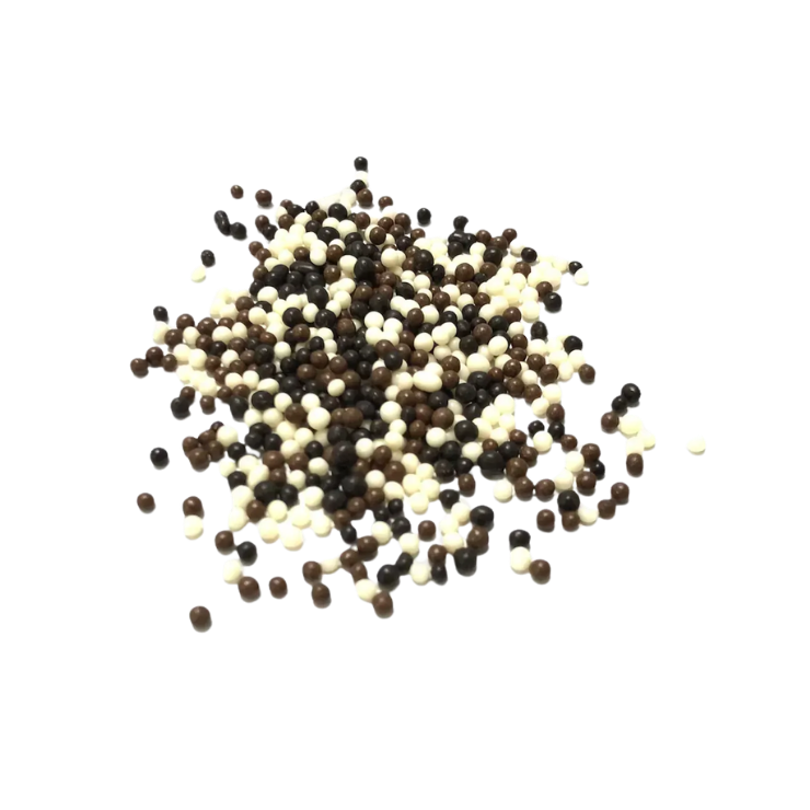 Smet Mini lux pearls mix 4.5 mm Chrupiące kulki ryżowo-zbożowe w czekoladzie belgijskiej mix